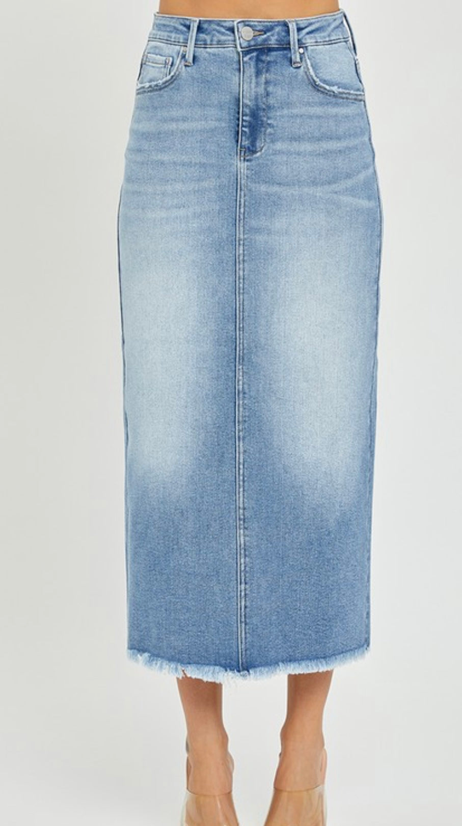 Long Denim Skirt