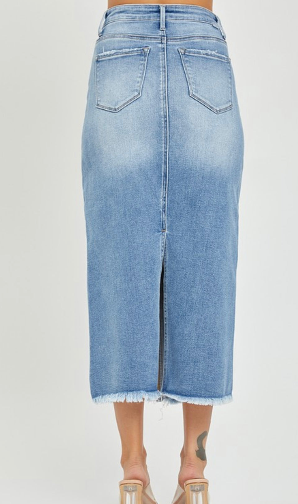 Long Denim Skirt