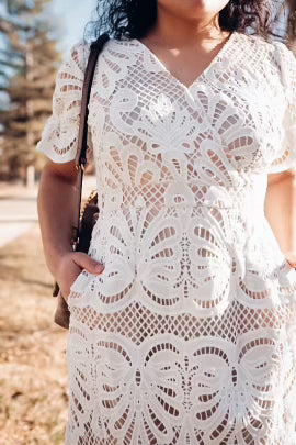 Pearly White Dress