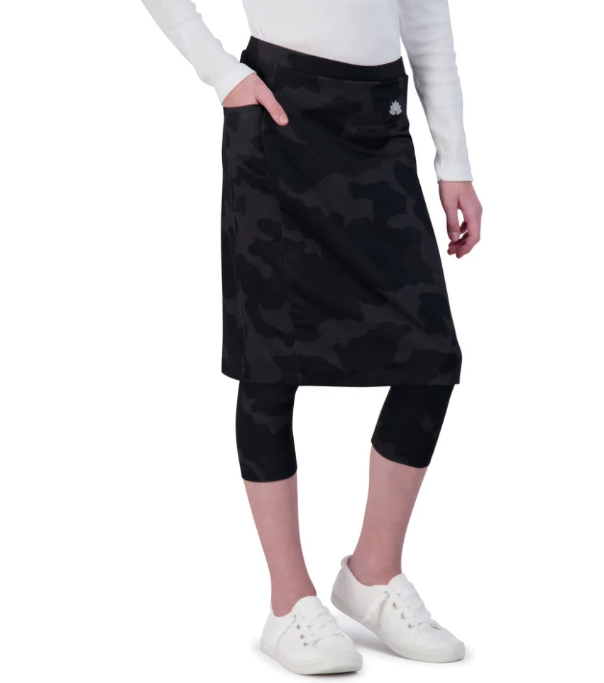 Girls Fit Snoga-Black Camo