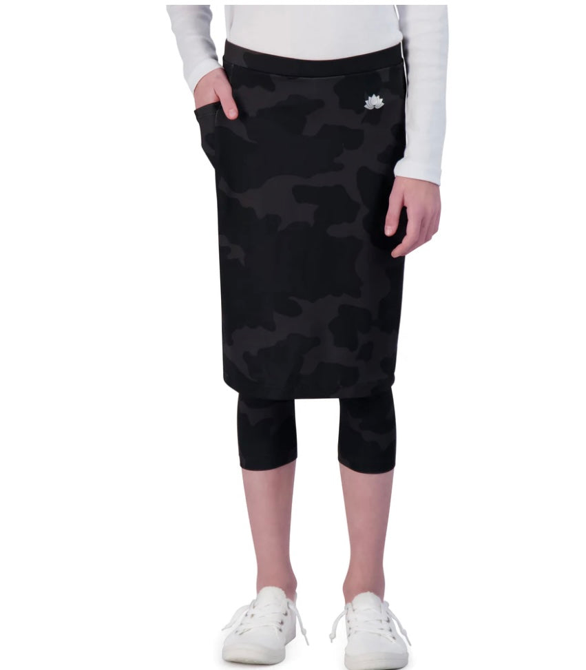 Girls Fit Snoga-Black Camo