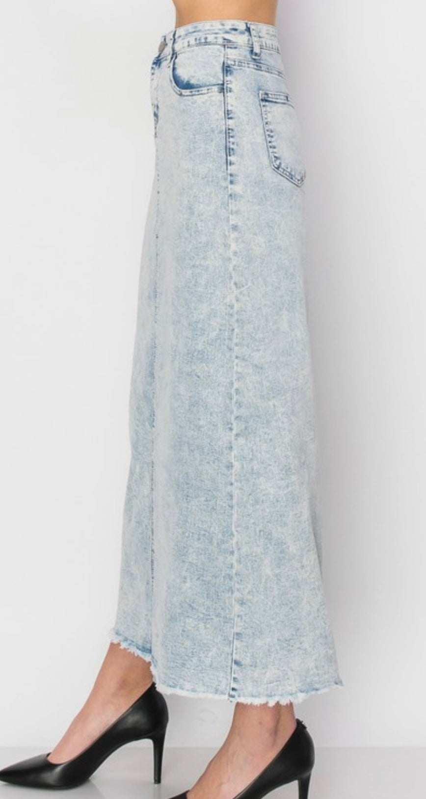 Maxi Denim Skirt XS-3XL